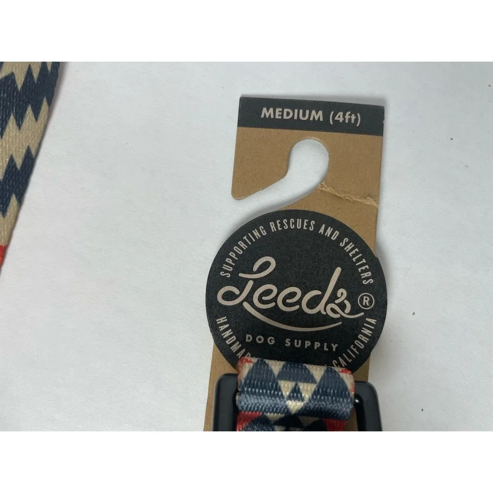 Southwestern‎ Aztec Nylon Dog Leed Leash Medium 4ft  LEEDS Dog Supply USA NEW